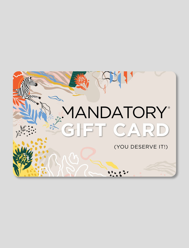 Mandatory Gift Card
