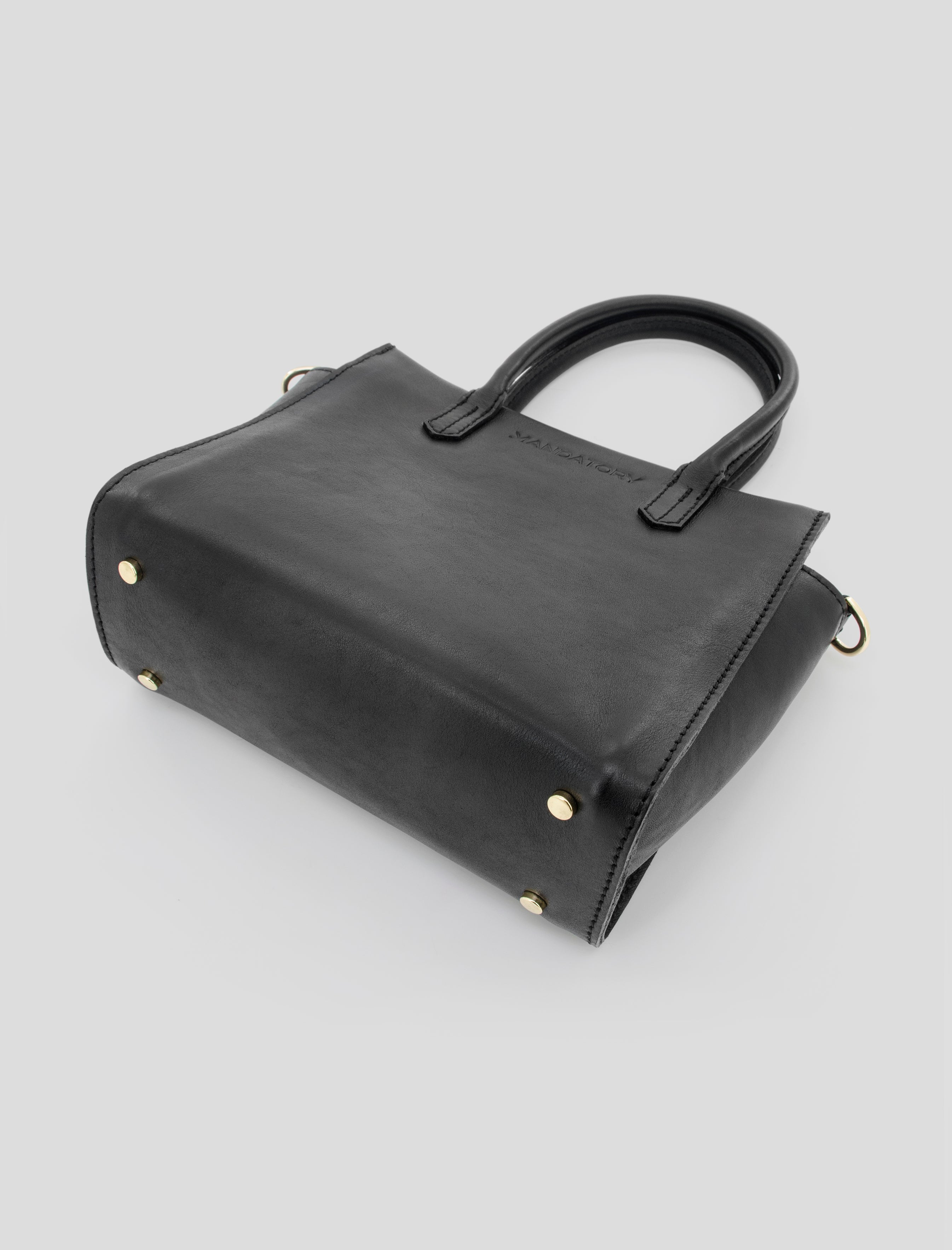The Mini Black – Leather Crossbody Bag for Day to Night – Mandatory