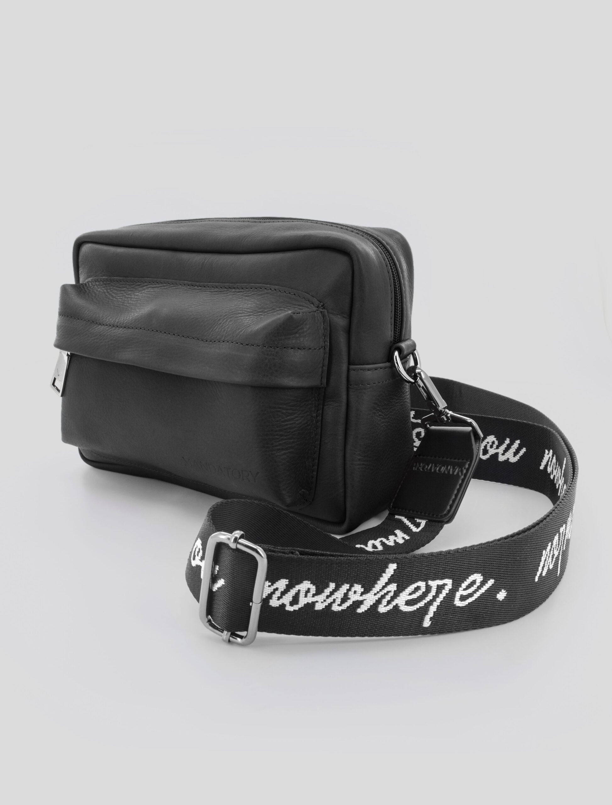 soldout【新品未使用】I'm Your HERO Balancer The Hero Leather Crossbody – Black | Handcrafted Everyday