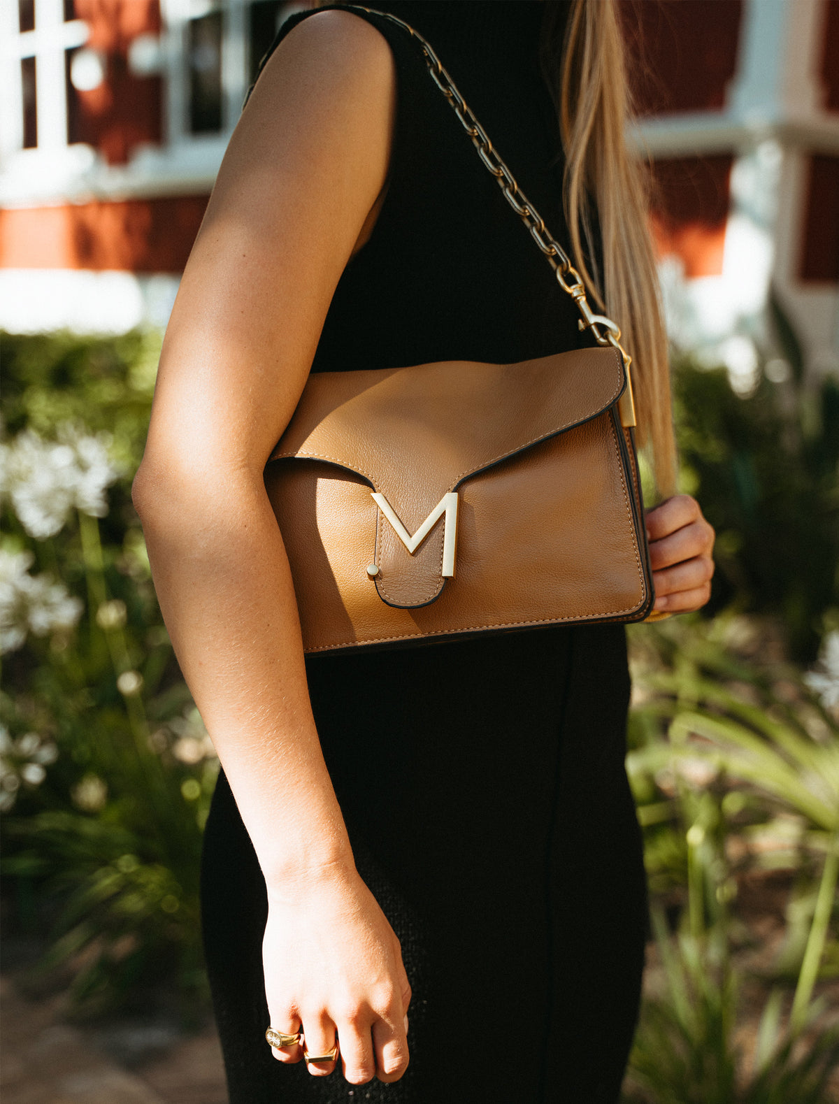 The Marielle Shoulder Bag - Tan